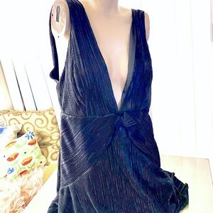 Free People Plunging neck and back sleeveless top, size 6